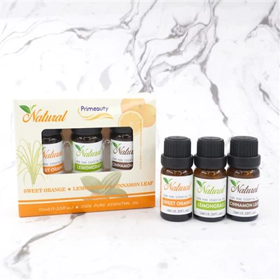 Kit mit reinen ätherischen Ölen