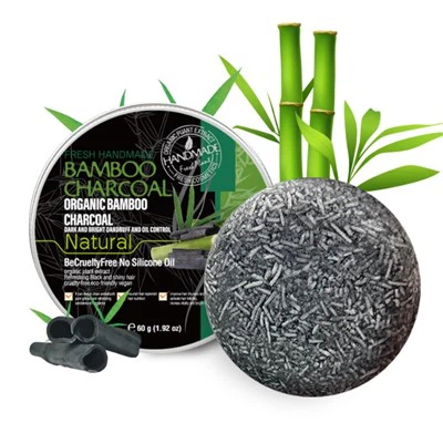 Shampoo-Riegel aus Bio-Bambuskohle